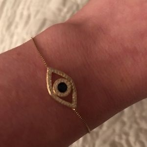 Evil eye pull tab bracelet 🧿